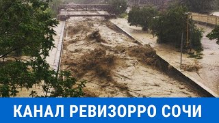 Потоп в Сочи 2019, дождь и наводнение 25.07.2019 Ливень ночью