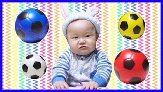 희건이의 알록달록 축구공 컬러송 핑거패밀리 인기동요 색깔배우기 Learn Color Song Finger Family Nursery Rhymes[윤탑 키즈][YoonTop Kid]