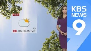 [날씨] 내륙 대체로 ‘쾌청’…제주는 오전까지 강한 비 / KBS뉴스(News)