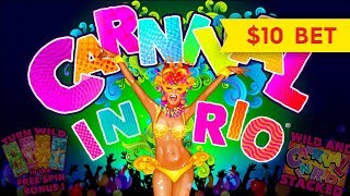Carnival In Rio Slot - $10 Bet - GREAT SESSION!