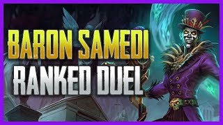 SMITE Ranked Duel | Baron Samedi | No Longer OP!? (Qualifying)