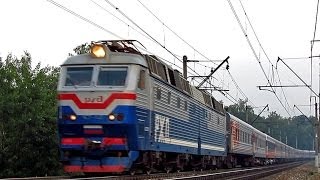[HD] ЧС7-140 с поездом №140 Брянск - СПб на БМО