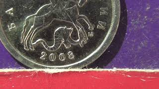 Редкие монеты РФ. 1 копейка 2008 года, М. Обзор разновидностей.