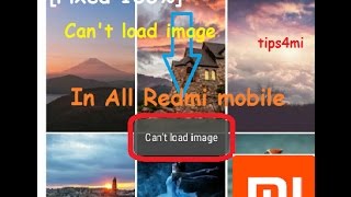How To Fix "Can't load image" In Redmi / Xiaomi Mobile.