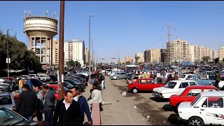 اسعار السيارات المستعملة | إقبال شديد من المشترين وبداية الحركة في سوق السيارات سوق مدينة نصر