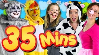 Old MacDonald Had a Farm & More! 35mins Kids Songs Collection Compilation | Bounce Patrol