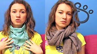 Красиво завязать шарфик — как завязывать шарф, завязать шейный платок