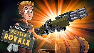 Fortnite - NEW UPDATE: Legendary MINIGUN is Overpowered! (Fortnite Battle Royale)