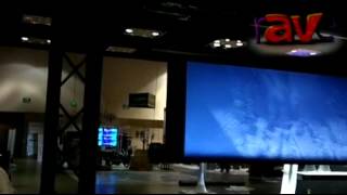 CEDIA 2012: Screen Innovation Features Black Diamond Motorized Screen