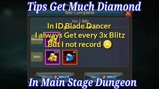 Tips Get Much Diamond In Main Stage Dungeon.!! Legacy of Discord