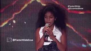 Emilia Games "EmilyRose" - El me mintió | (Programa 1) Casting Factor X Kids Ecuador 2015