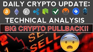 BIG CRYPTO PULLBACK, BE READY!! (11/12/17) Daily Crypto Update + Technical Analysis