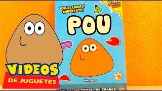 Pou album de cromos y juegos videos de juguetes en español