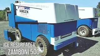 Машина для заливки льда Zamboni 500. Ice resurfacer  Zamboni 500