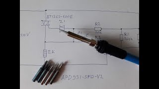 Доработка паяльника со схемой и объяснениями