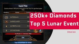 Non Spender Top 5 In Lunar Event - 250k + Diamonds spend - Got The Mount - Legacy Of Discord