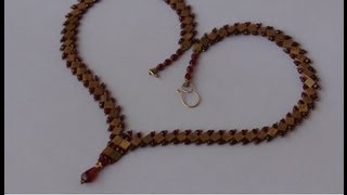 Sidonia's handmade jewelry - Tila beads necklace tutorial