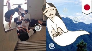 悪霊？柳川高校のＪＫ倒れ休校