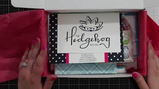 Unboxing the First Hedgehog Hollow Card Kit! February Box with Lawn Fawn & Ellen Hutson