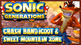 Sonic Generations PC - (1440p) Crash Bandicoot & Sweet Mountain Zone
