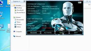 Hướng dẫn crack Eset Nod32 Antivirus thành công 100% Chi tiết
