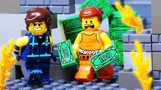 Lego City Bank Fail  - Lego Movie 2 Toy ATM Robbery