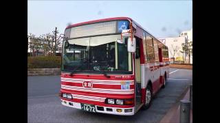 京阪バス　エアロミディ爆走!!　公園前→新田辺