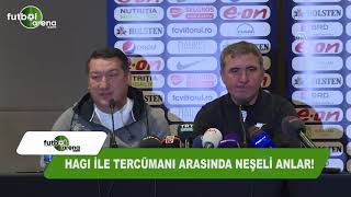 Hagi ile tercüman arasında neşeli anlar!