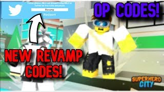 NEW *OP* CODES! (REVAMP UPDATE) Roblox Superhero City