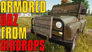 NEW Armored UAZ from Airdrop - Guide and Gameplay | PUBG