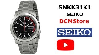 SNKK31K1 Seiko 5 Automatic Black Dial ....... DCMStore