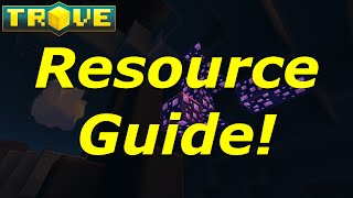 [Trove] Resource Farming Guide(Tutorial)! Fastest Way to Farm All Resources!