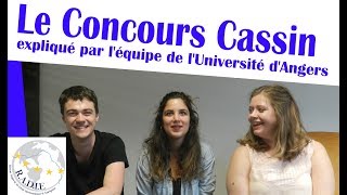 Le Concours René Cassin expliqué par l'équipe de l'Université d'Angers