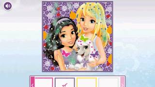 Лего Подружки игра Учимся рисовать (Lego Friends Art Maker Game )