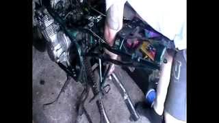 Yamaha XJ600 Diversion / Seca 2 - Removing the back-end