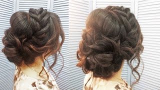 Свадебная прическа,вечерняя,прическа на выпускной. Wedding, evening, prom hairstyle