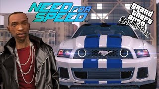 CJ NEED FOR SPEED YARIŞLARINA KATILDI! GTA SAN ANDREAS MOD