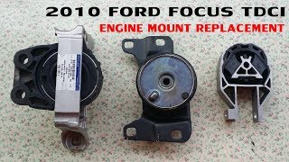 เปลี่ยนยางแท่นเครื่อง 2010 FORD FOCUS TDCI ENGINE MOUNT REPLACEMENT