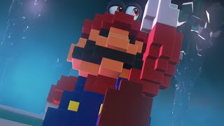 3D 8-Bit Mario in Super Mario Odyssey - Final Boss & Ending