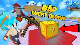 GUMBALL THỬ THÁCH CHƠI ĐẬP LUCKY BLOCK SIÊU TROLL TRONG MINI WORLD*MINI WORLD GUMBALL