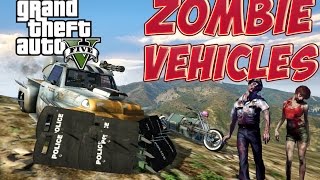 GTA 5 Mods: Zombie Vehicles) АВТО МОТО против ЗОМБИ)