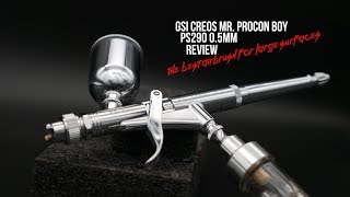 GSI Creos Mr. Procon Boy PS290 0.5mm The Best Airbrush for large surfaces