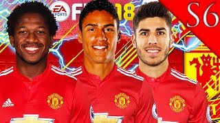 VARANE, ASENSIO SIGN!!! FIFA 18: MANCHESTER UNITED CAREER MODE S6 #1