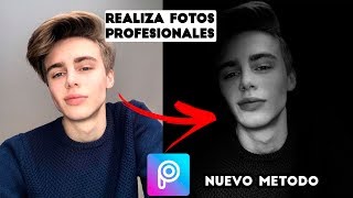 Fotografia Profesional Blanco y Negro Picsart (NUEVO METODO FACIL)