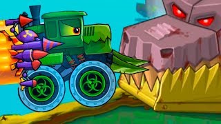 ТЕПЛОВОЗ и Хищные машины МУЛЬТИПЛЕЕР #18 Кид в мультик игре для детей Car Eats Car Multiplayer на мк