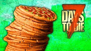 LEANING TOWER OF PIZZA (7 Days To Die - War of the Walkers Mod)(Ep.17)