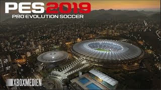 PES 2019 ALL Stadiums Aerial View Full HD 60 FPS Gameplay (Xbox One, PS4, PC)
