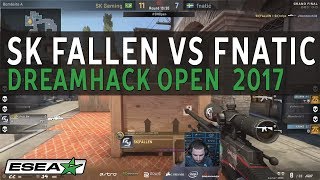 SK FalleN 1 vs 3 Fnatic at DreamHack Open Summer 2017