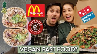 Eating VEGAN Fast Food For 24 Hours Challenge #6