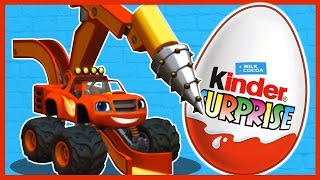 Мультик. Вспыш и чудо-машинки 3.  Киндер Сюрприз. Цвета. Kinder Surprise.